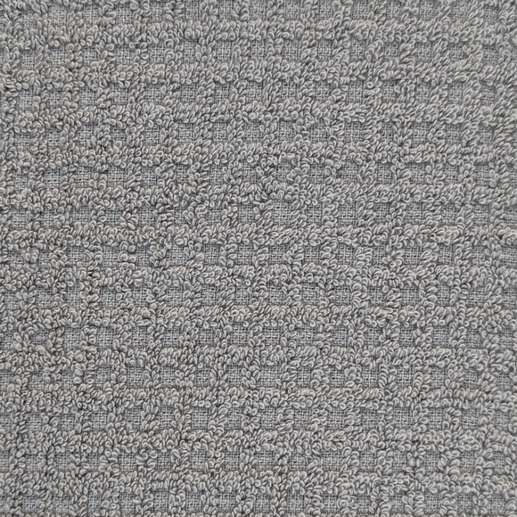 Kitchen Towel Set Of Four (4) Hearts & Stripes  On White (2) Solid Grey NWT - Picture 7 of 10